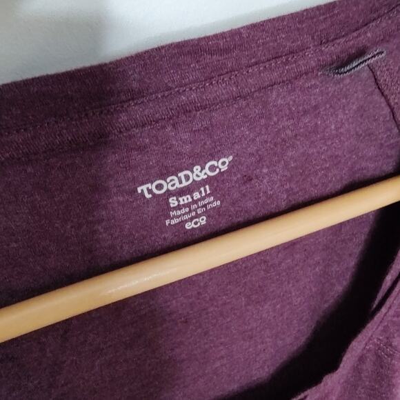 Toad & Co Allisa Dress Purple Size Small - Picture 5 of 10